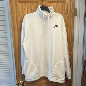 Nike White Sweatshirt